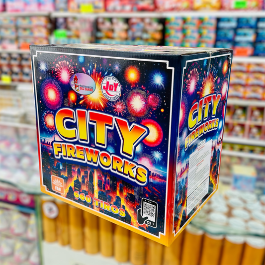 Torta City Fireworks 660 Tiros
