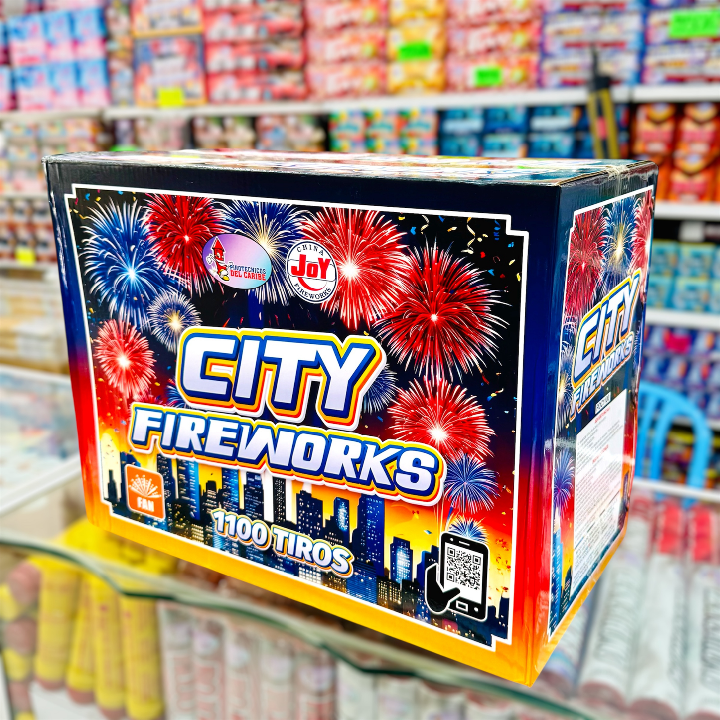 Torta City Fireworks 1100 Tiros