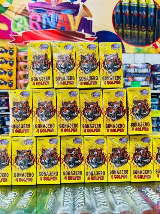 Sonajero 4 Golpes (Display x20 cajitas / 120 unidades