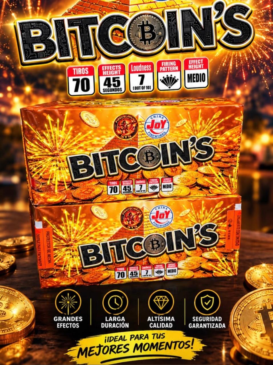 TORTA 70 T BITCOIN'S